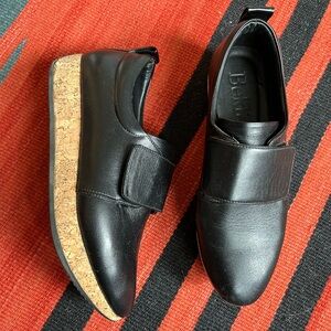 Beklina Velcro Strap Loafer size 6.5 Excellent Used Condition